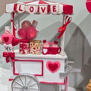 Martha Stewart Love Cart Party Decoration - Red and Pink